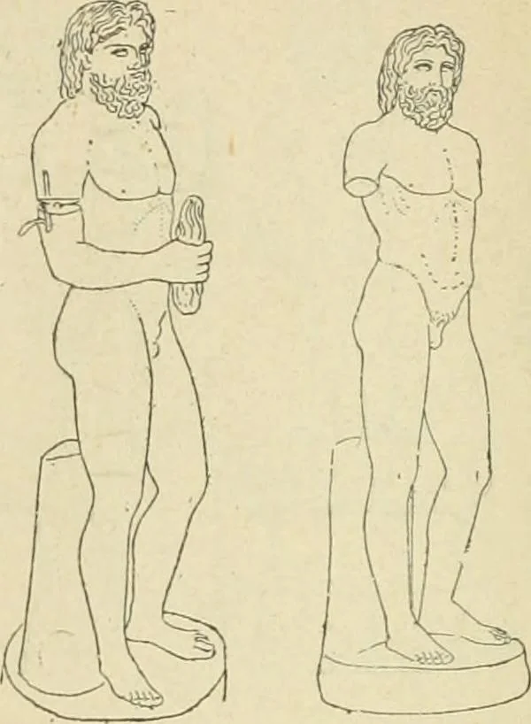 An illustration from Répertoire de la statuaire grecque et romaine, 1908, leaf 49