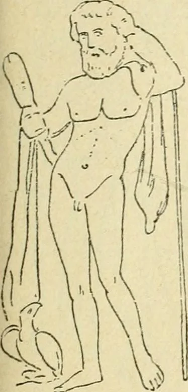 An illustration from Répertoire de la statuaire grecque et romaine, 1908, leaf 52