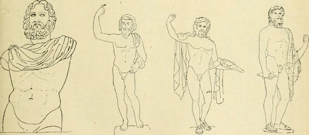 An illustration from Répertoire de la statuaire grecque et romaine, 1908, leaf 52