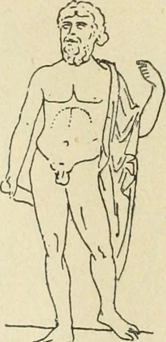 An illustration from Répertoire de la statuaire grecque et romaine, 1908, leaf 53