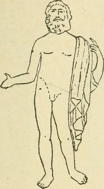 An illustration from Répertoire de la statuaire grecque et romaine, 1908, leaf 54