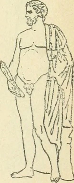 An illustration from Répertoire de la statuaire grecque et romaine, 1908, leaf 54