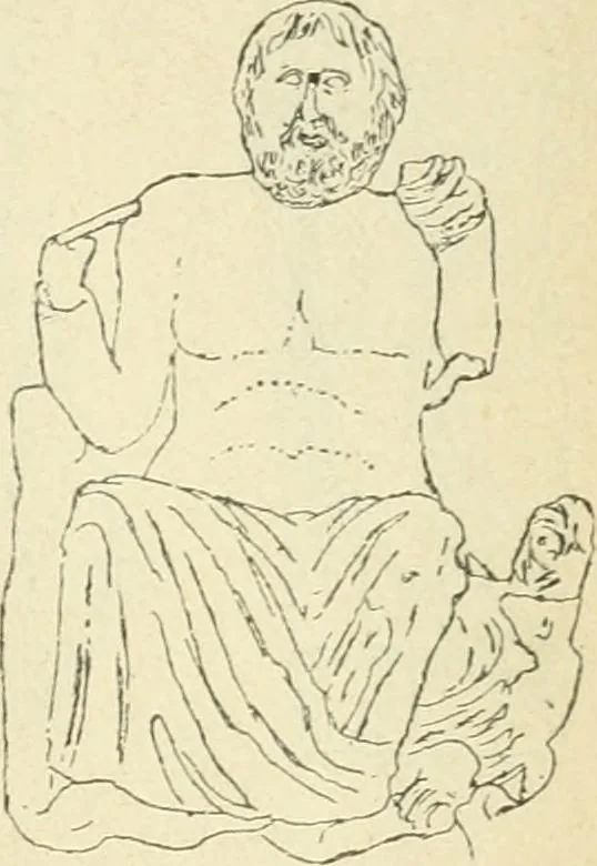 An illustration from Répertoire de la statuaire grecque et romaine, 1908, leaf 58