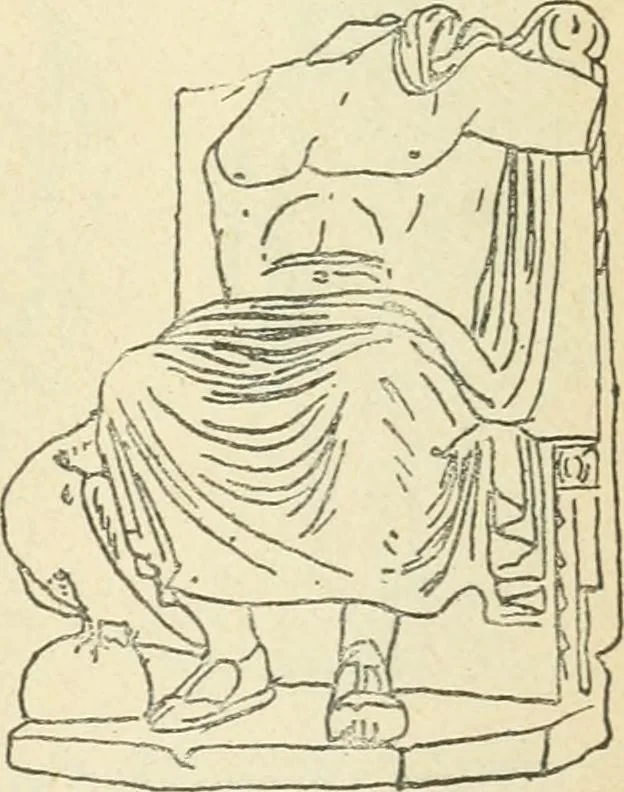 An illustration from Répertoire de la statuaire grecque et romaine, 1908, leaf 58