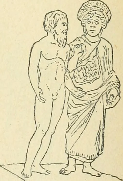 An illustration from Répertoire de la statuaire grecque et romaine, 1908, leaf 60