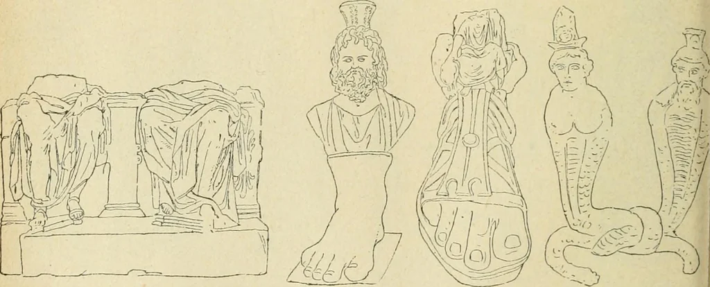 An illustration from Répertoire de la statuaire grecque et romaine, 1908, leaf 63