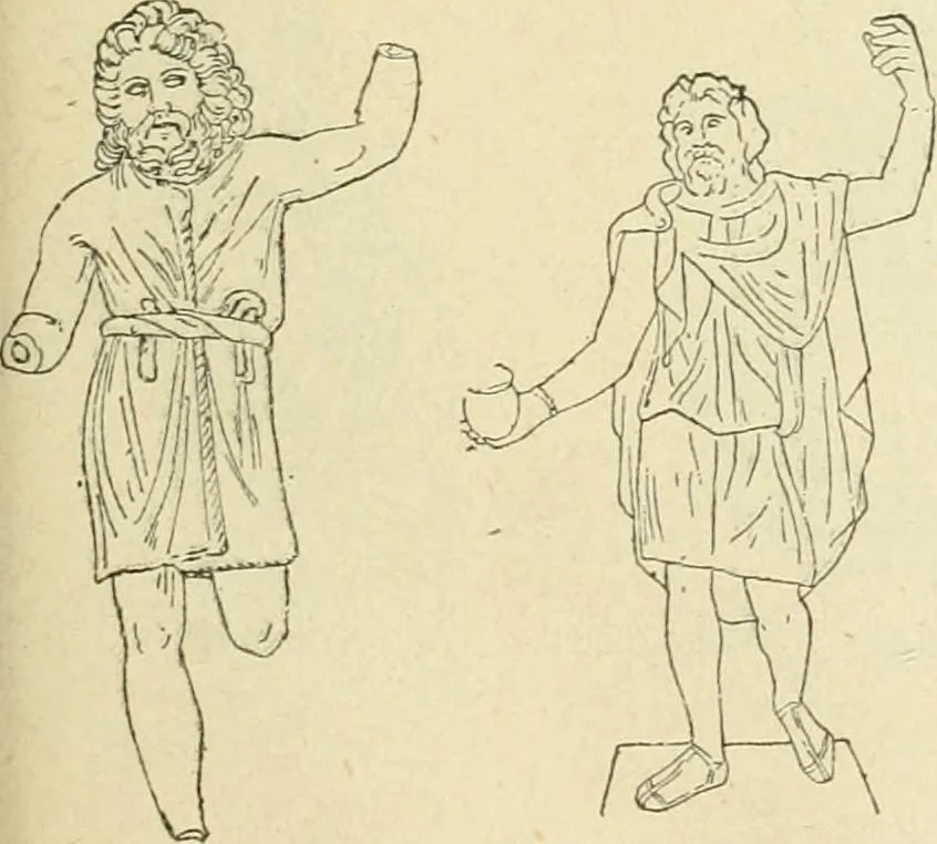 An illustration from Répertoire de la statuaire grecque et romaine, 1908, leaf 66