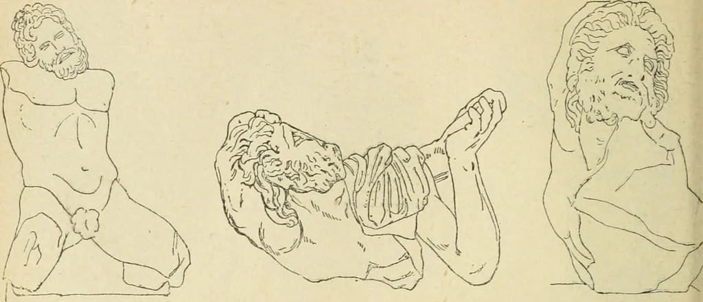 An illustration from Répertoire de la statuaire grecque et romaine, 1908, leaf 69