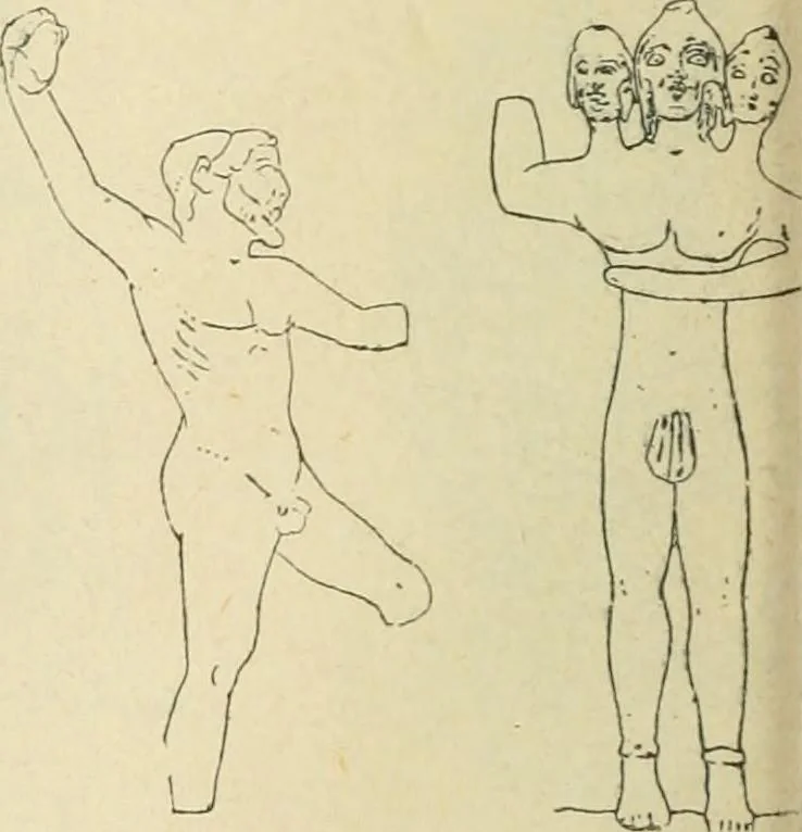 An illustration from Répertoire de la statuaire grecque et romaine, 1908, leaf 69