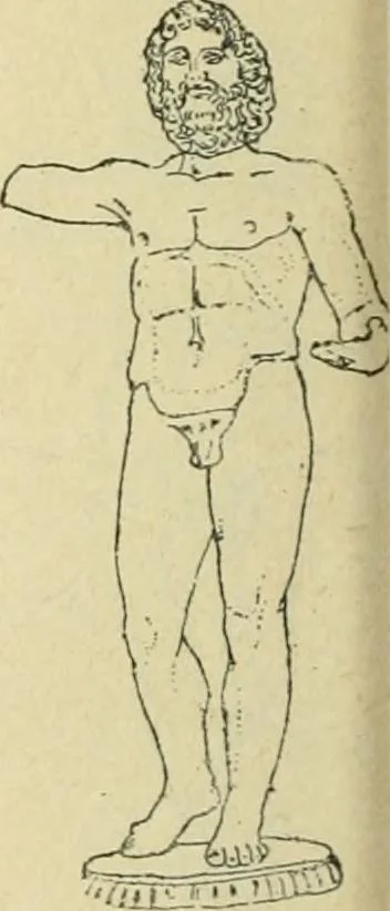 An illustration from Répertoire de la statuaire grecque et romaine, 1908, leaf 71
