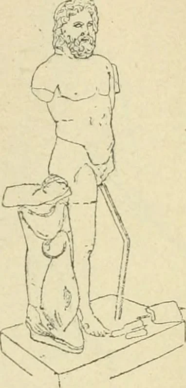 An illustration from Répertoire de la statuaire grecque et romaine, 1908, leaf 73