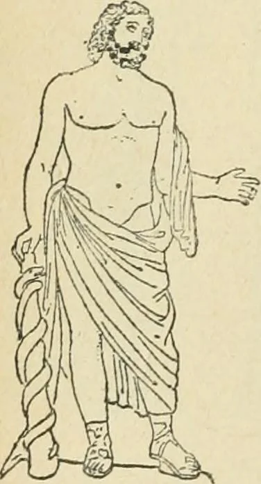 An illustration from Répertoire de la statuaire grecque et romaine, 1908, leaf 75