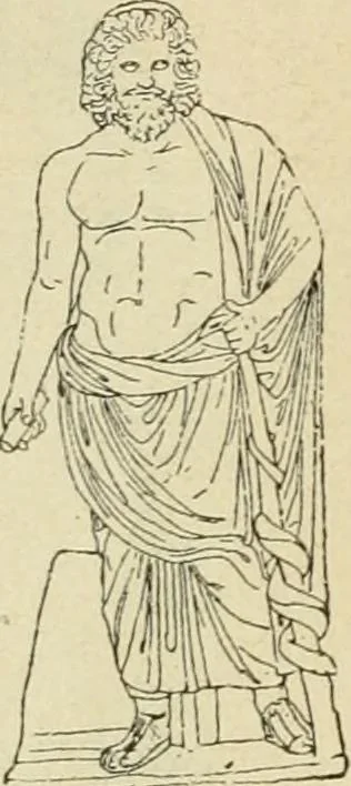 An illustration from Répertoire de la statuaire grecque et romaine, 1908, leaf 77