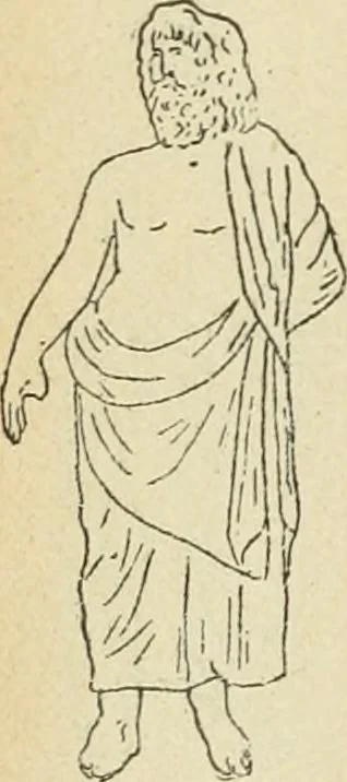 An illustration from Répertoire de la statuaire grecque et romaine, 1908, leaf 77