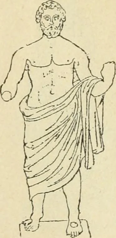 An illustration from Répertoire de la statuaire grecque et romaine, 1908, leaf 79
