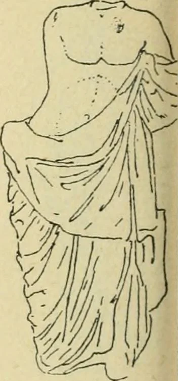An illustration from Répertoire de la statuaire grecque et romaine, 1908, leaf 79