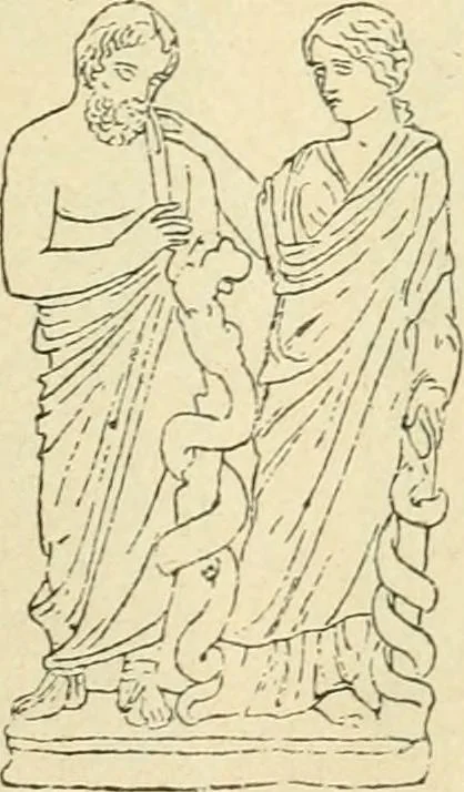 An illustration from Répertoire de la statuaire grecque et romaine, 1908, leaf 80
