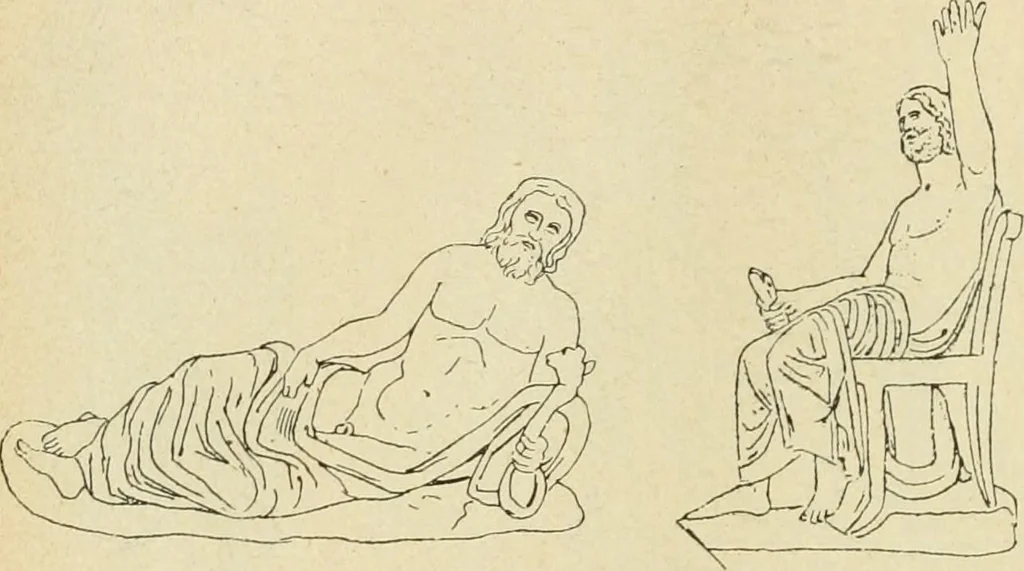An illustration from Répertoire de la statuaire grecque et romaine, 1908, leaf 81