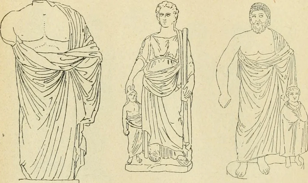 An illustration from Répertoire de la statuaire grecque et romaine, 1908, leaf 81
