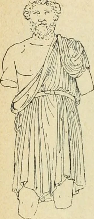 An illustration from Répertoire de la statuaire grecque et romaine, 1908, leaf 83