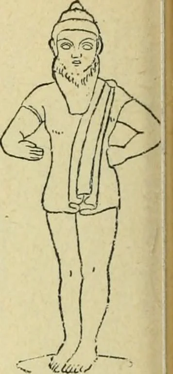 An illustration from Répertoire de la statuaire grecque et romaine, 1908, leaf 83