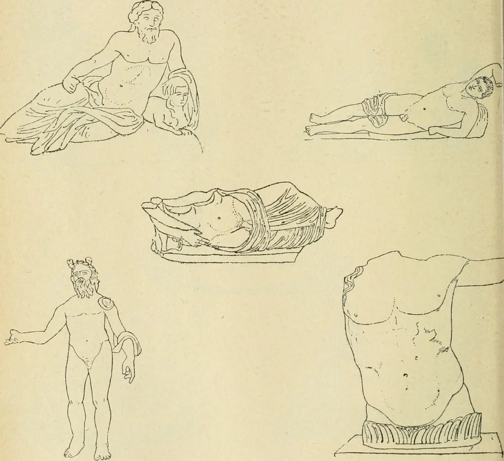 An illustration from Répertoire de la statuaire grecque et romaine, 1908, leaf 85