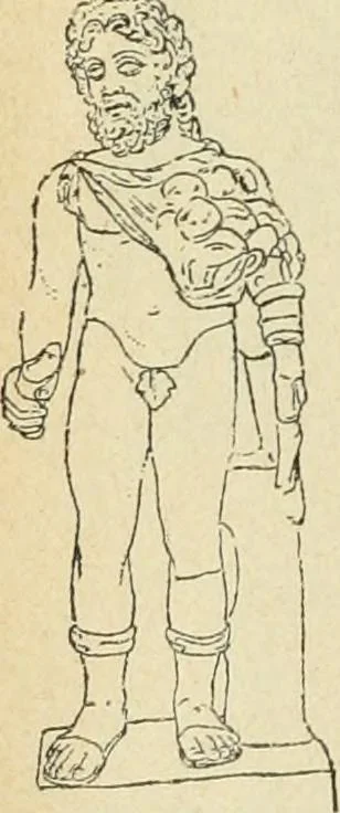 An illustration from Répertoire de la statuaire grecque et romaine, 1908, leaf 87