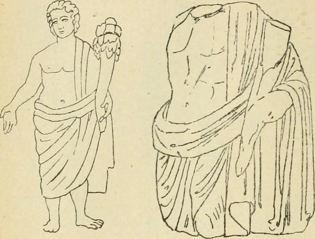 An illustration from Répertoire de la statuaire grecque et romaine, 1908, leaf 89