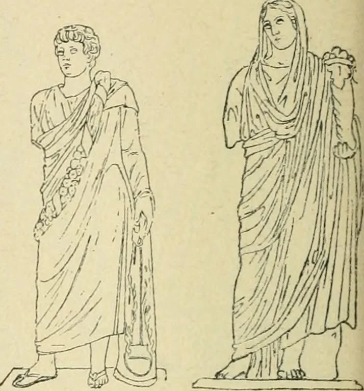 An illustration from Répertoire de la statuaire grecque et romaine, 1908, leaf 89