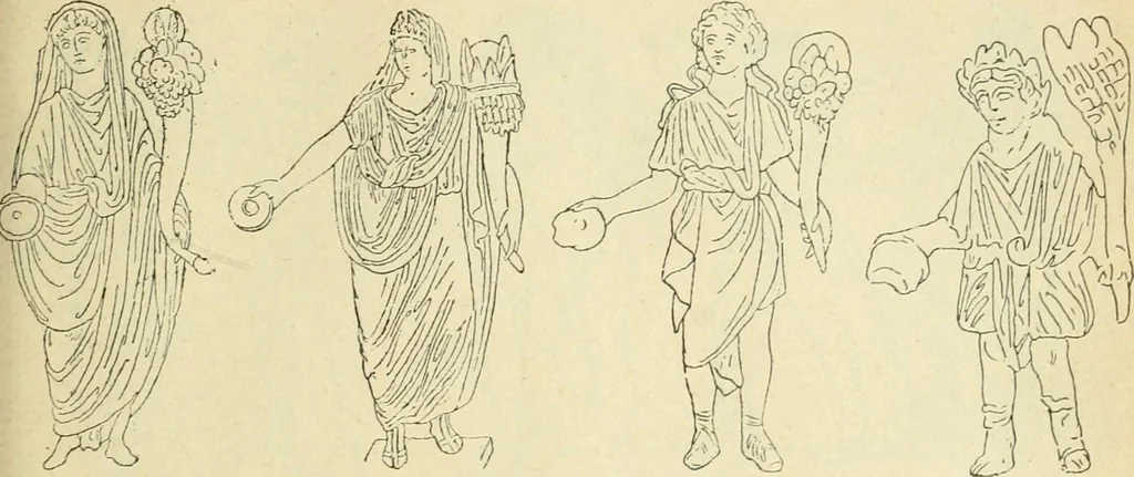 An illustration from Répertoire de la statuaire grecque et romaine, 1908, leaf 90