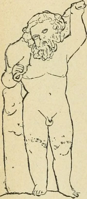 An illustration from Répertoire de la statuaire grecque et romaine, 1908, leaf 93