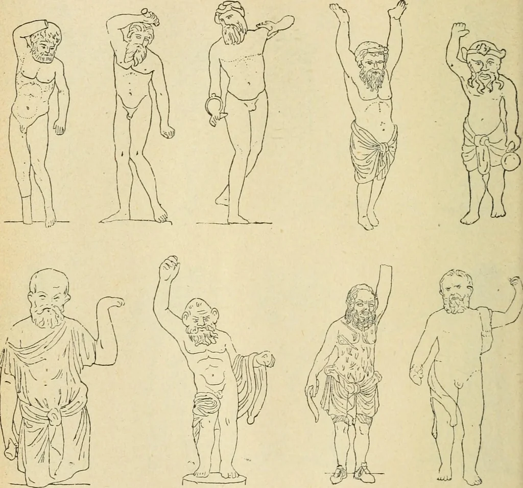 An illustration from Répertoire de la statuaire grecque et romaine, 1908, leaf 95