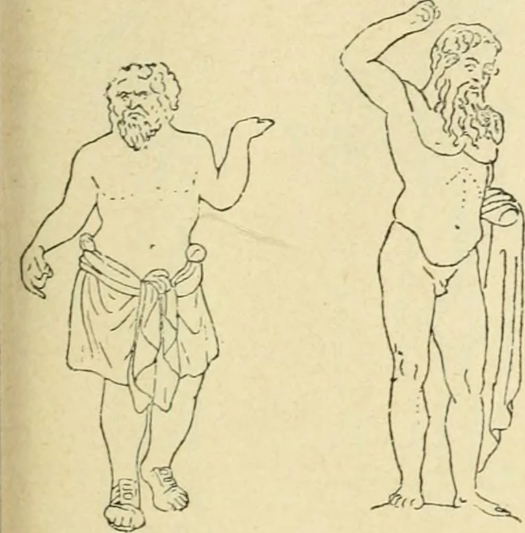 An illustration from Répertoire de la statuaire grecque et romaine, 1908, leaf 96