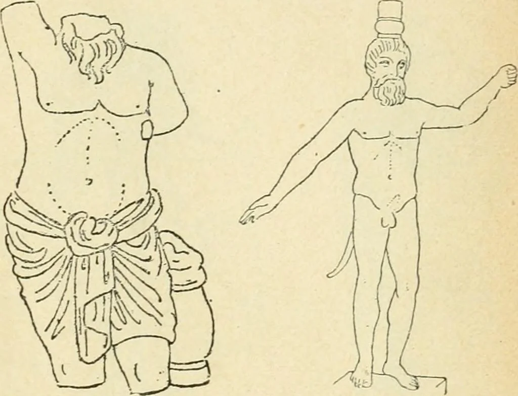 An illustration from Répertoire de la statuaire grecque et romaine, 1908, leaf 96