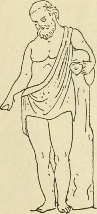 An illustration from Répertoire de la statuaire grecque et romaine, 1908, leaf 97