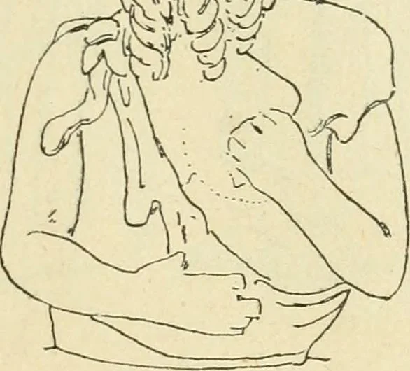 An illustration from Répertoire de la statuaire grecque et romaine, 1908, leaf 98