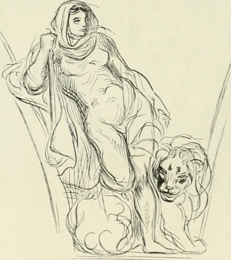 An illustration from Gazette des beaux-arts, 1859, leaf 135