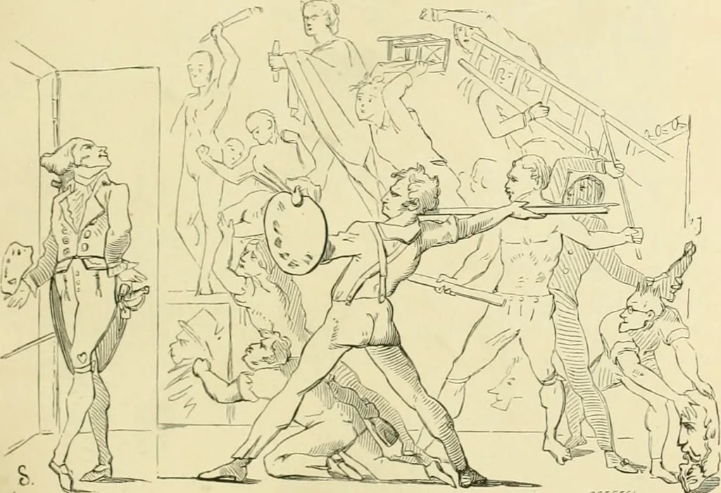 An illustration from Gazette des beaux-arts, 1859, leaf 52