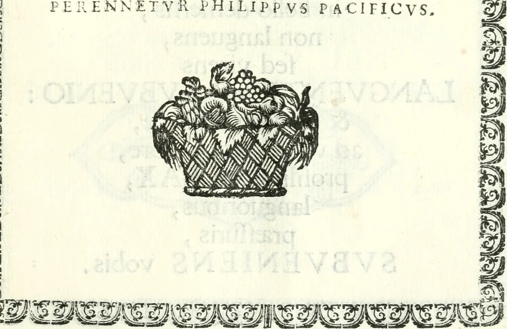 An illustration from Pacis aqvilam inter et lilia initae elogia, 1660, leaf 16