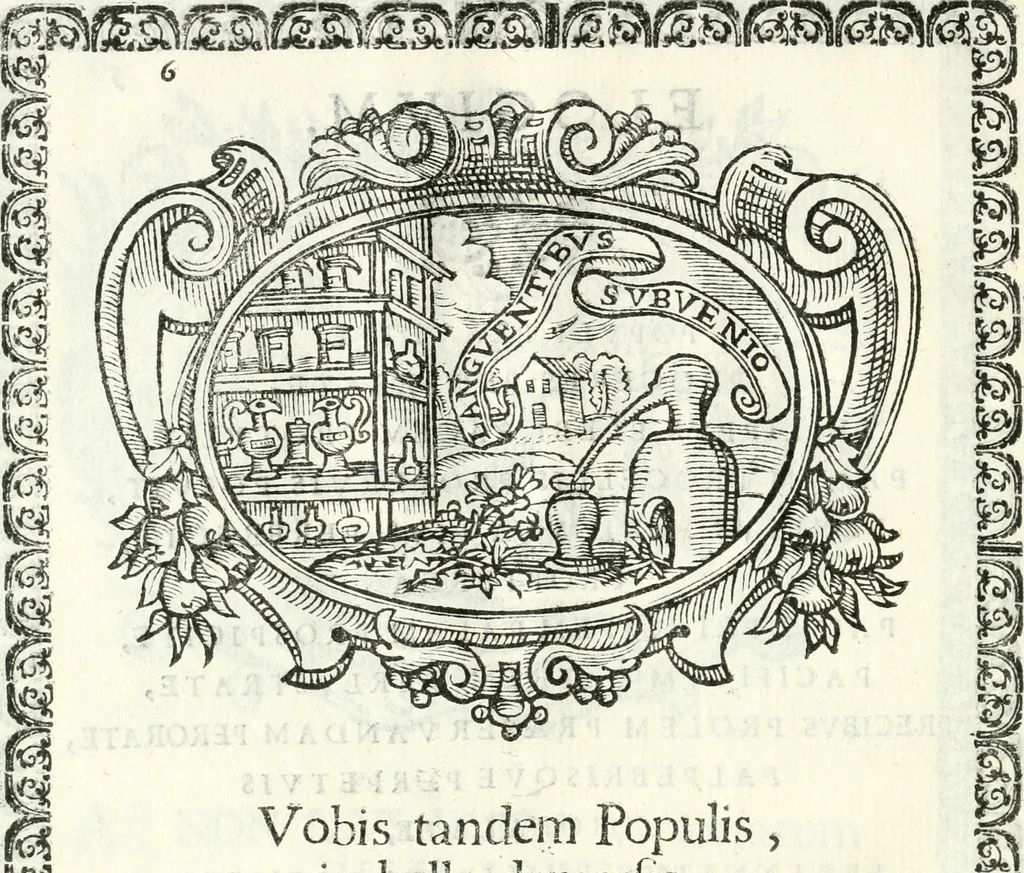 An illustration from Pacis aqvilam inter et lilia initae elogia, 1660, leaf 17
