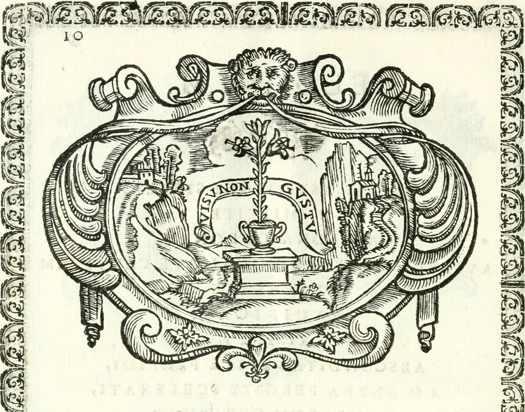 An illustration from Pacis aqvilam inter et lilia initae elogia, 1660, leaf 21