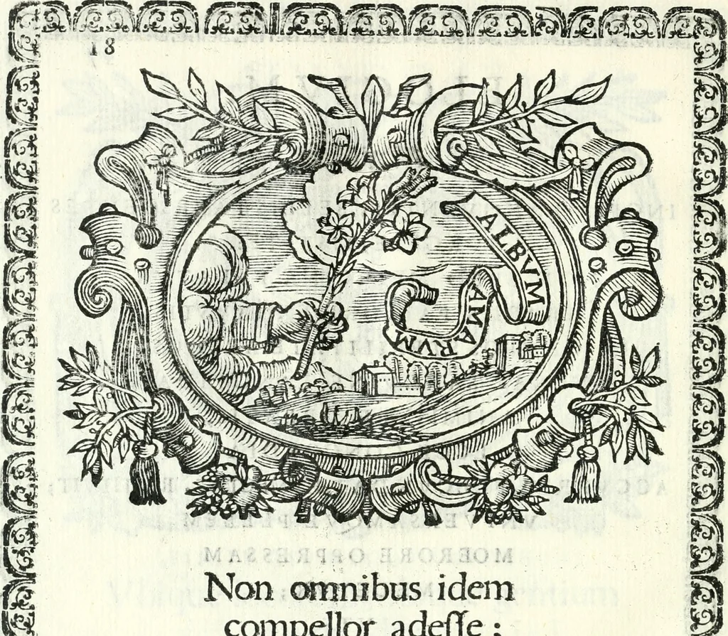An illustration from Pacis aqvilam inter et lilia initae elogia, 1660, leaf 29