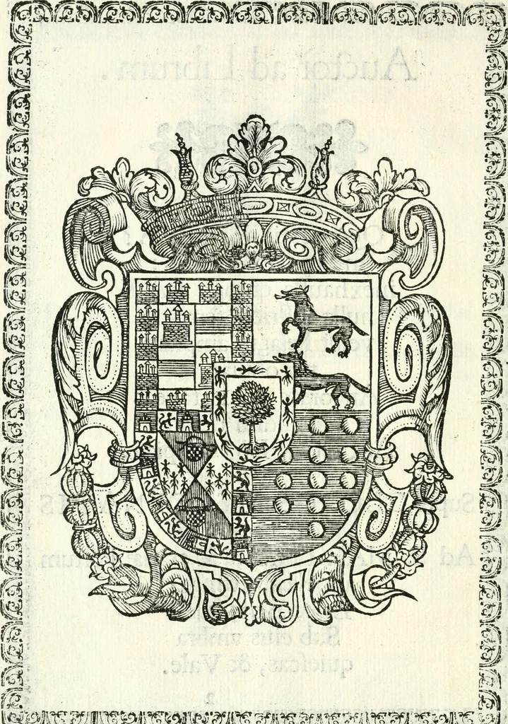 An illustration from Pacis aqvilam inter et lilia initae elogia, 1660, leaf 7