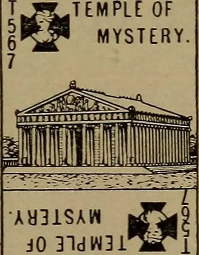 An illustration from Pahlavi cartomalcy or card reading; a new and complete method adapted to the Pahlavi cards, 1904, leaf 14
