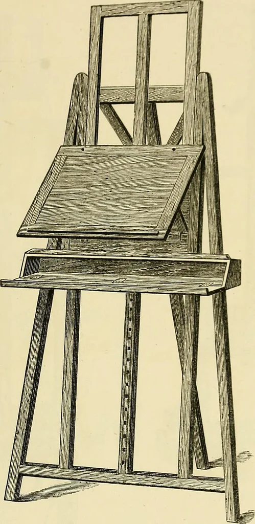 An illustration from Painted tapestry and its application to interior decoration : practical lessons in tapestry painting with liquid colour, 1879, leaf 144