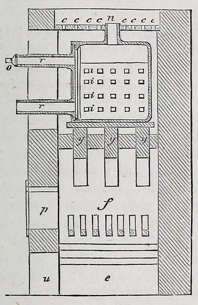 An illustration from The Painter, gilder and varnisher's companion : containing rules and regulations in every thing relating to the arts of painting, gilding and glass-staining .., 1869, leaf 165