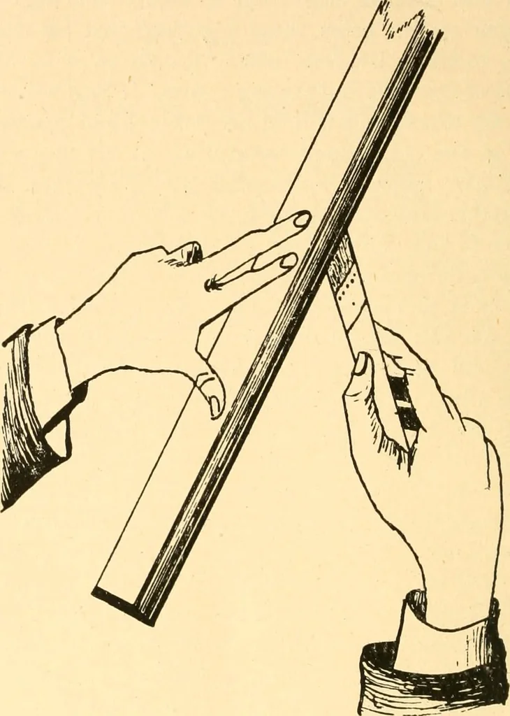An illustration from The painter's educator. For stainers, varnishers, grainers, carriage painters, fresco artists, gilders and amateurs; containing rules and methods .., 1901, leaf 39
