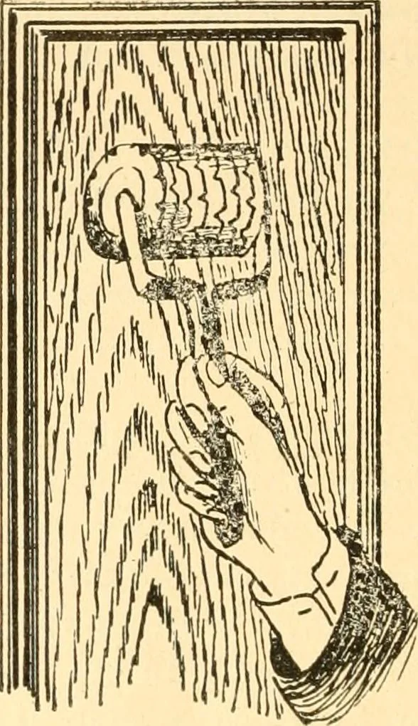 An illustration from The painter's educator. For stainers, varnishers, grainers, carriage painters, fresco artists, gilders and amateurs; containing rules and methods .., 1901, leaf 55