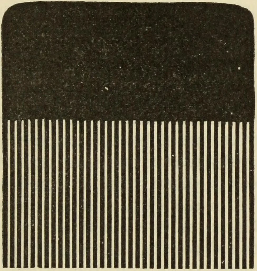 An illustration from The painters' encyclopædia. Containing definitions of all important words in the art of plain and artistic painting, with details of practice in coach, carriage, railway car, house, sign and ornamental painting, including graining, marbling ... and valuable hints and helps in scene painting, porcelain painting, plain painting, distemper painting, and all work in which a brush, pencil or palette is used, 1887, leaf 168