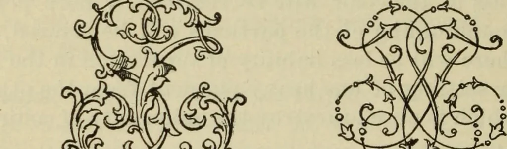 An illustration from The painters' encyclopædia. Containing definitions of all important words in the art of plain and artistic painting, with details of practice in coach, carriage, railway car, house, sign and ornamental painting, including graining, marbling ... and valuable hints and helps in scene painting, porcelain painting, plain painting, distemper painting, and all work in which a brush, pencil or palette is used, 1887, leaf 223